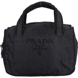 Prada Black Nylon Pailetten Mini Handbag