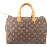 Louis Vuitton Canvas Monogram Speedy 30 Handbag