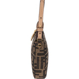 Fendi FF Monogram Baguette Crossbody Bag