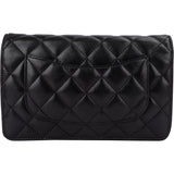 Chanel Quilted Lambskin Wallet On Chain Crossbody Bag