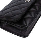 Chanel Quilted Lambskin Wallet On Chain Crossbody Bag