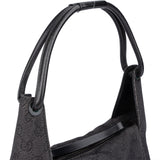 Gucci GG Monogram Leather Handle Hobo Bag
