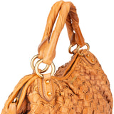 Miu Miu Intrecciato Leather Handbag