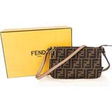 Fendi FF Monogram Baguette Crossbody Bag
