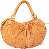 Miu Miu Intrecciato Leather Handbag