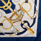 Hermès Classic "Eperon d´or" Silk Carre 90 Scarf Tuch