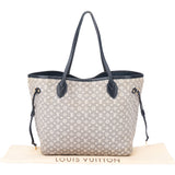 Louis Vuitton Mini Lin Denim Monogram Neverfull MM Handbag