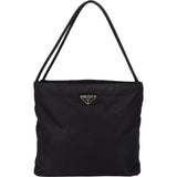 Prada Black Nylon Triangle Handbag
