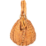 Miu Miu Intrecciato Leather Handbag