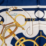 Hermès Classic "Eperon d´or" Silk Carre 90 Scarf Tuch