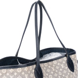 Louis Vuitton Mini Lin Denim Monogram Neverfull MM Handbag