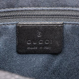 Gucci GG Monogram Leather Handle Hobo Bag