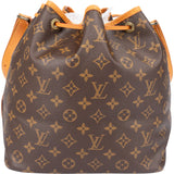 Louis Vuitton Canvas Monogram Sac Noe Petit Shoulder Bag