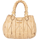 Miu Miu Quilted Leather Handbag