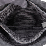 Prada Black Nylon Triangle Handbag