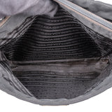 Prada Black Nylon Triangle Handbag