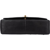 Chanel Quilted Lambskin 24K Gold Single Flap Crossbody Bag