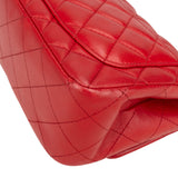 Chanel Quilted Lambskin Palladium Mini Single Flap Crossbody Bag