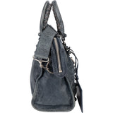 Balenciaga Perforated Leather City Handbag