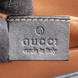 Gucci Black Leather Queen Margaret Bee Shoulder Bag