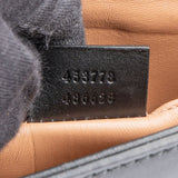Gucci Black Leather Queen Margaret Bee Shoulder Bag