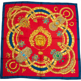 Hermès Classic "Kosmima" Silk Carre 90 Scarf Tuch