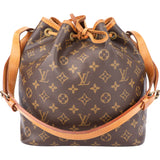 Louis Vuitton Canvas Monogram Sac Noe Petit Shoulder Bag