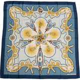 Hermès Classic "Les Éperons" Silk Carre 90 Scarf Tuch