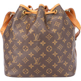 Louis Vuitton Canvas Monogram Sac Noe Petit Shoulder Bag