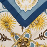 Hermès Classic "Les Éperons" Silk Carre 90 Scarf Tuch