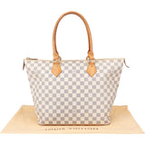 Louis Vuitton Damier Azur Monogram Saleya GM Handbag