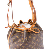 Louis Vuitton Canvas Monogram Sac Noe Petit Shoulder Bag