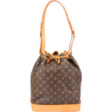 Louis Vuitton Canvas Monogram Sac Noe Grande Shoulder Bag