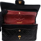 Chanel Quilted Lambskin 24K Gold Medium Double Flap Crossbody Bag