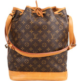 Louis Vuitton Canvas Monogram Sac Noe Grande Shoulder Bag