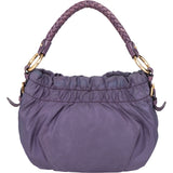 Prada Purple Nylon Bucket Handbag