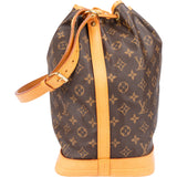 Louis Vuitton Canvas Monogram Sac Noe Grande Shoulder Bag