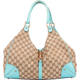 Gucci GG Monogram Spikes Jackie Handbag
