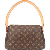 Louis Vuitton Canvas Monogram Looping PM Shoulder Bag