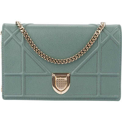 Christian Dior Diorama Wallet On Chain Crossbody Bag - vintageandkickz