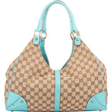 Gucci GG Monogram Spikes Jackie Handbag