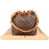 Louis Vuitton Canvas Monogram Sac Noe Petit Shoulder Bag