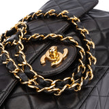 Chanel Quilted Lambskin 24K Gold Medium Single Flap Crossbody Bag