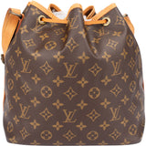 Louis Vuitton Canvas Monogram Sac Noe Petit Shoulder Bag