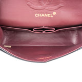 Chanel Quilted Lambskin 24K Gold Small Double Flap Crossbody Bag