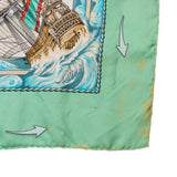 Hermès Classic "Vive Le Vent" Silk Carre 90 Scarf Tuch