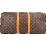 Louis Vuitton Canvas Monogram Keepall 55 Bandouliere