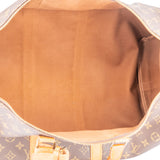 Louis Vuitton Canvas Monogram Keepall 55 Bandouliere