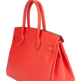 Hermès Rose Jaipur Epsom Leather Birkin 30 Handbag