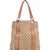 Gucci GG Monogram Bamboo Handbag